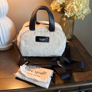 Kate Spade ♠️ Apres chic faux shearling Satchel